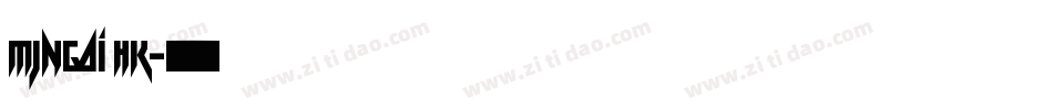 MJNgai HK字体转换